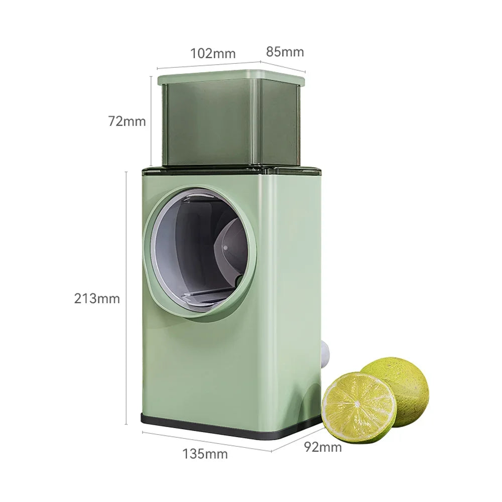 Manual Vegetable Slicer Potato Slicing Rotary Grater Cheese Slicer