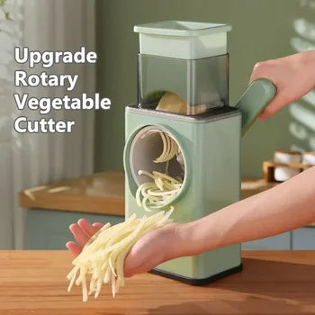Manual Vegetable Slicer Potato Slicing Rotary Grater Cheese Slicer
