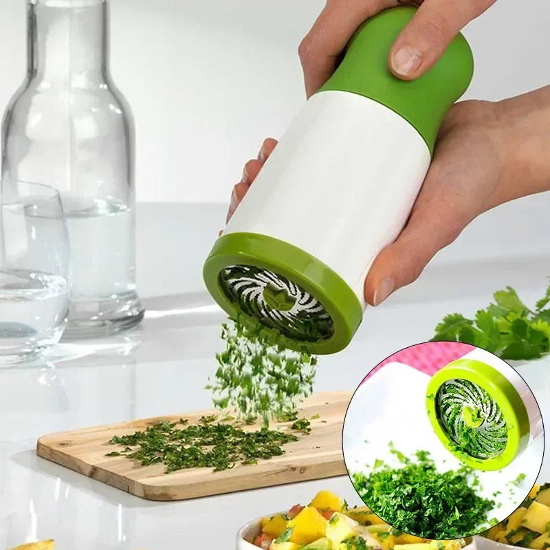 Manual Herb Grinder Spice Mill Parsley Shredder Chopper Vegetable Cutter
