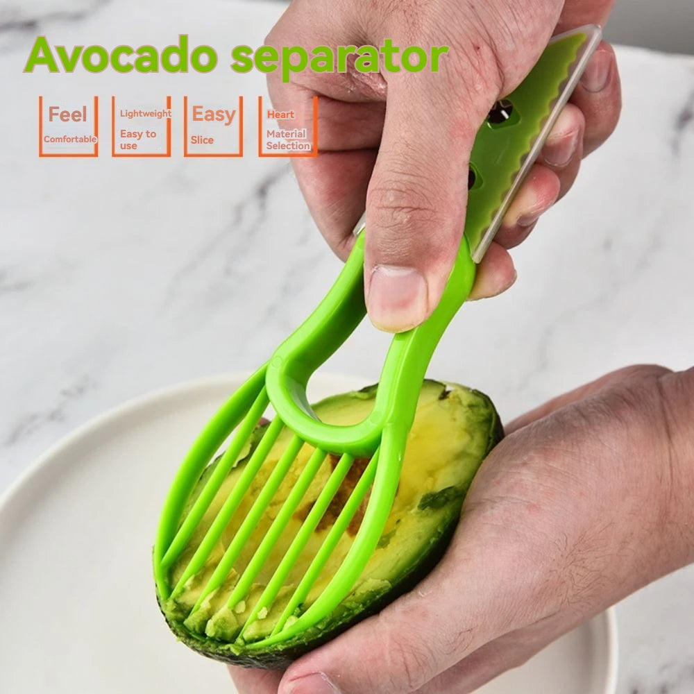 Avocado Separator Household Slicer Avocado Peeling Cut Pulp Scraper Plastic